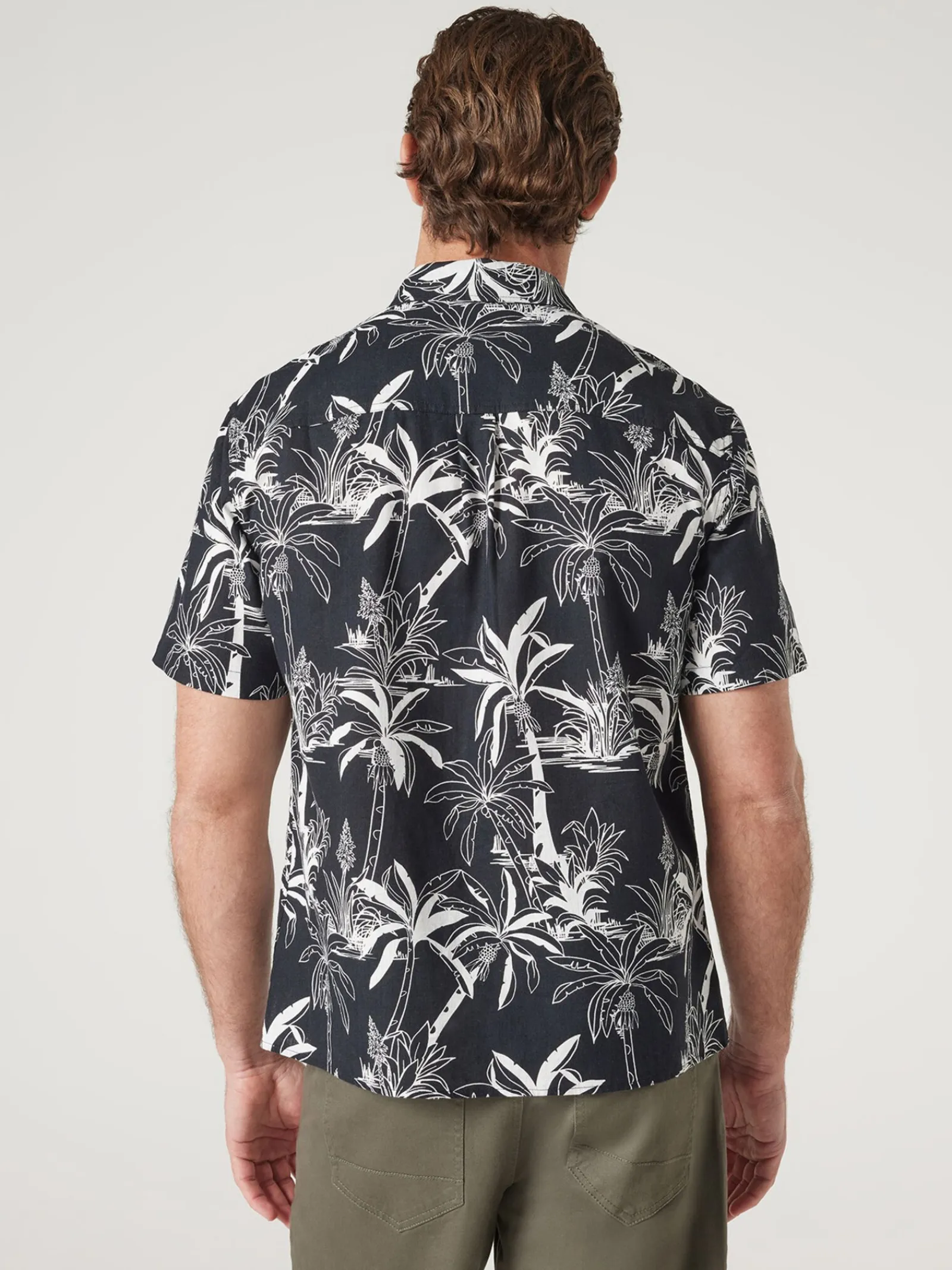 Jeanswest Short Sleeve Leon Print Shirt Black Online
