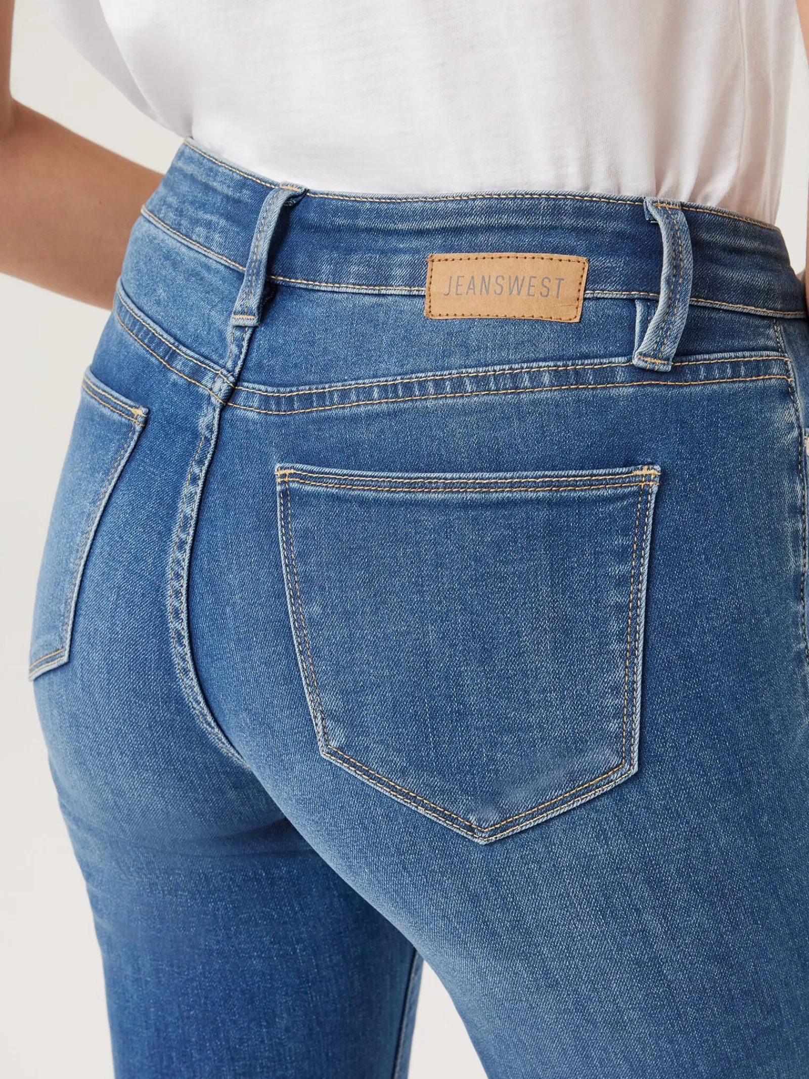 Jeanswest Slim Straight Jeans MidIndigo New