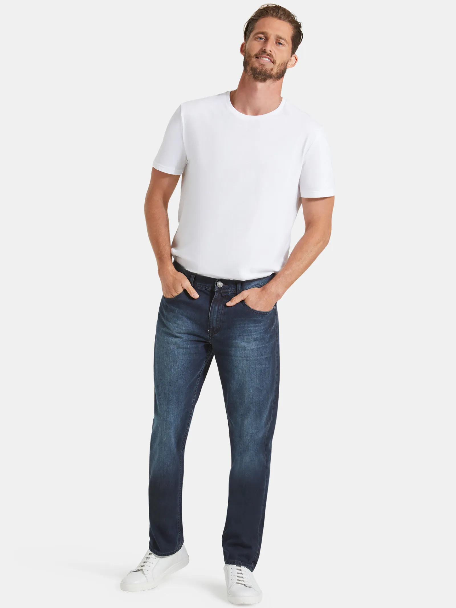 Jeanswest Slim Straight Jeans Storm Indigo MidIndigo Discount