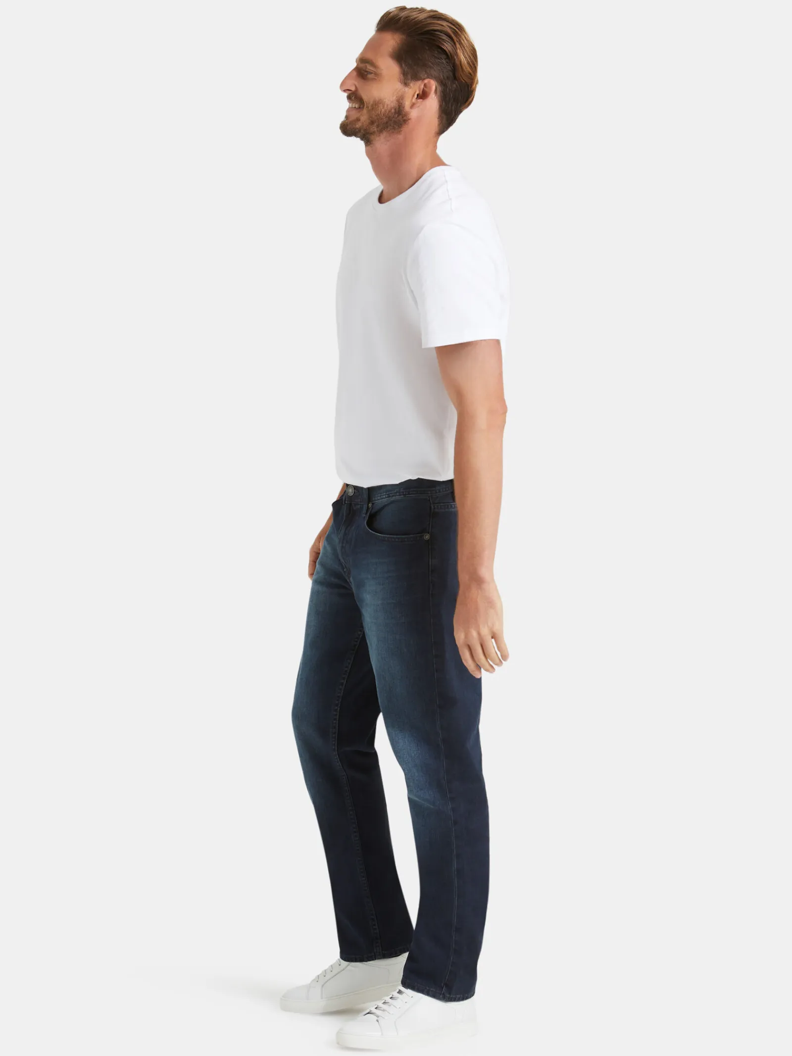 Jeanswest Slim Straight Jeans Storm Indigo MidIndigo Discount
