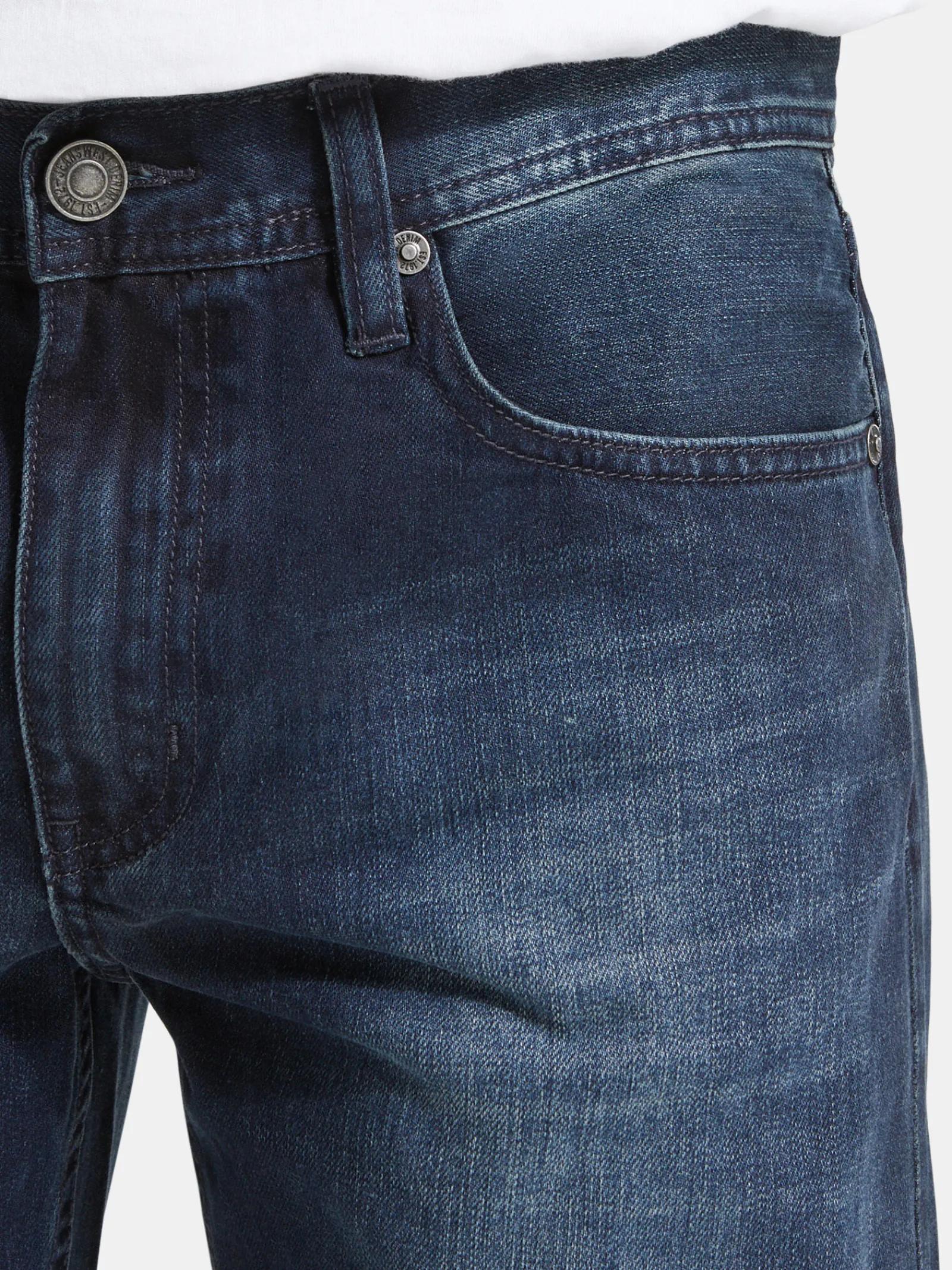 Jeanswest Slim Straight Jeans Storm Indigo MidIndigo Discount