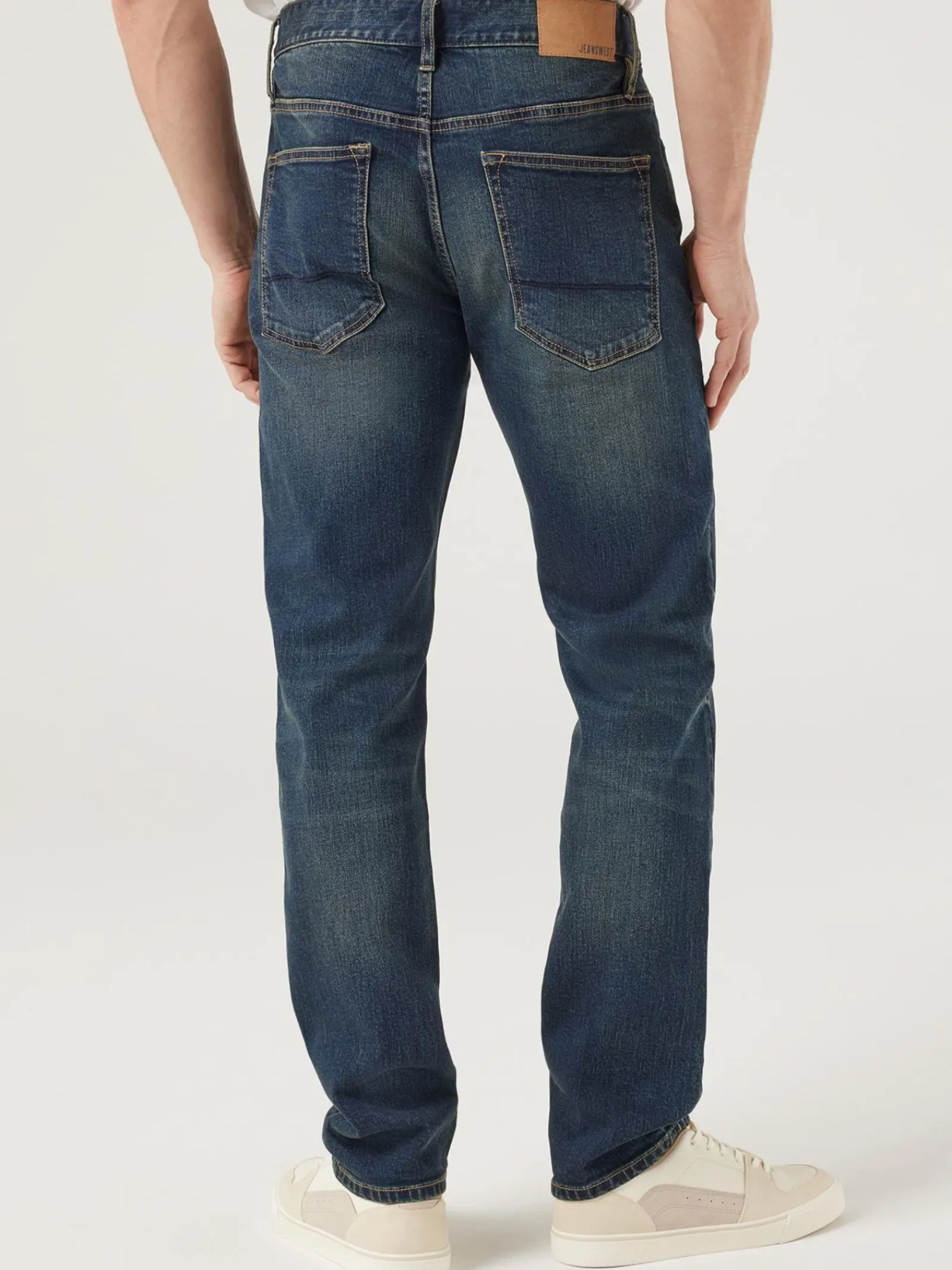 Jeanswest Slim Straight Jeans True Vintage DarkIndigo Discount