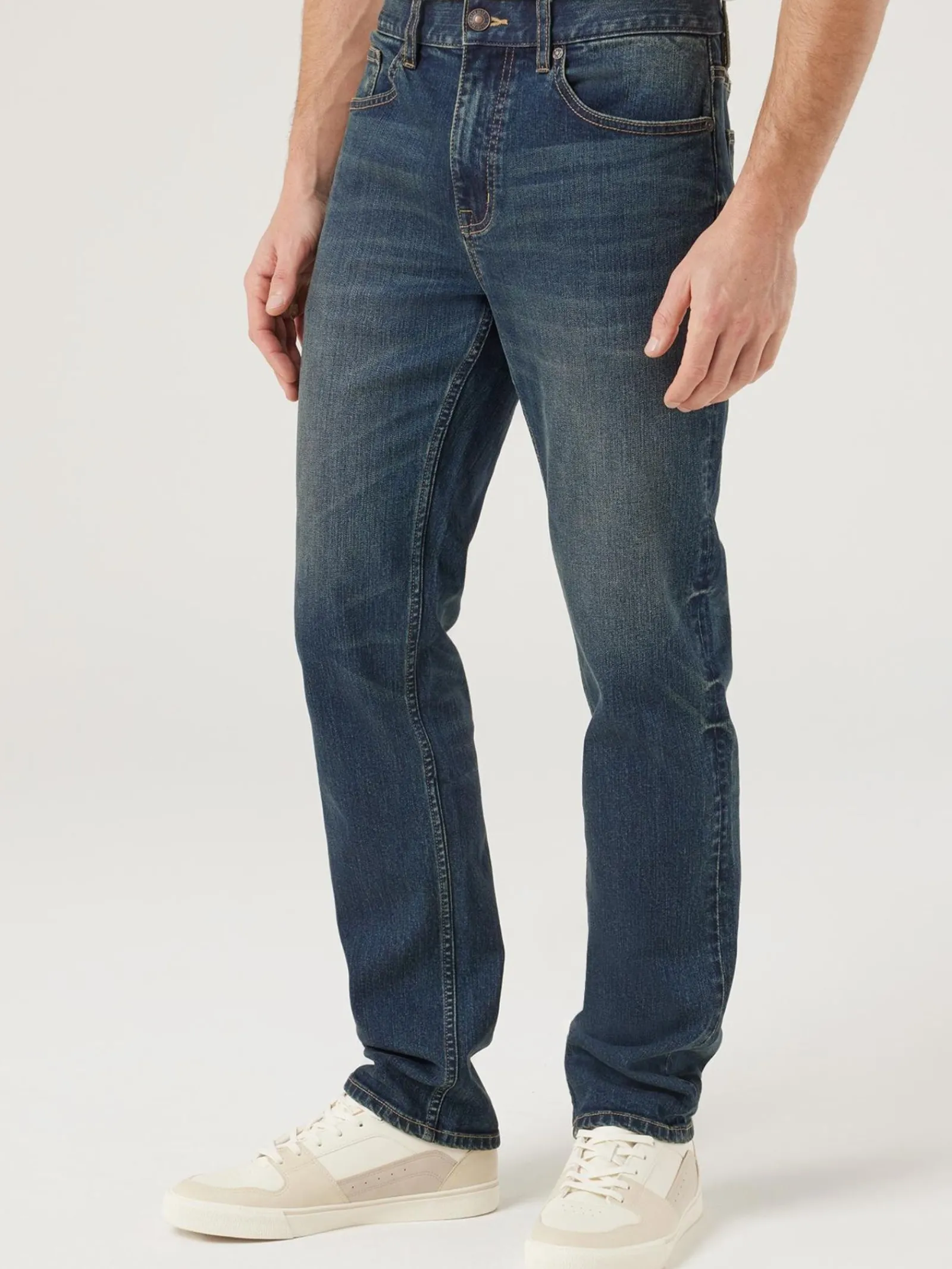 Jeanswest Slim Straight Jeans True Vintage DarkIndigo Discount