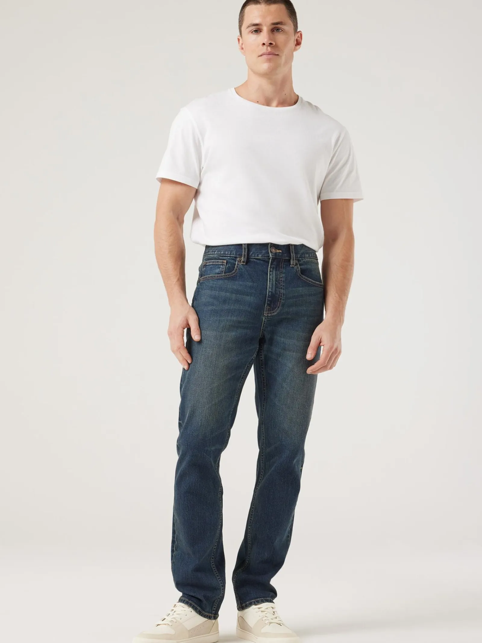 Jeanswest Slim Straight Jeans True Vintage DarkIndigo Discount