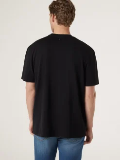 Jeanswest SS Ace Relaxed Fit Basic Crew Tee Black Best