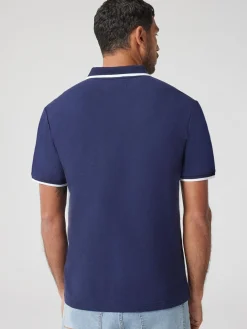 Jeanswest SS Nash Tipped Polo Blue Online