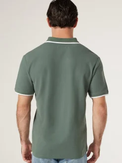 Jeanswest SS Nash Tipped Polo Blue