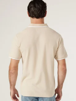 Jeanswest SS Nash Tipped Polo Blue