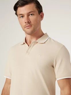 Jeanswest SS Nash Tipped Polo Blue