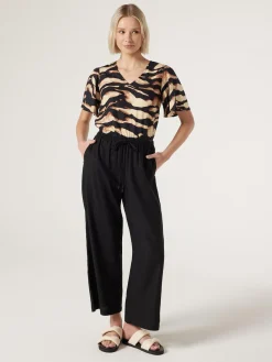 Jeanswest Tillie Wide Leg Pant Black Hot