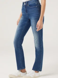 Jeanswest Tummy Trimmer Slim Straight Jeans MidIndigo Sale